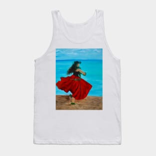 Hula Dance on the Beach Tank Top